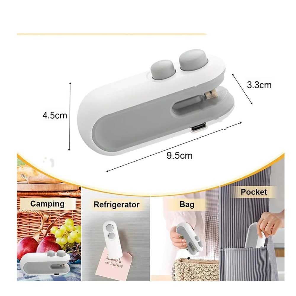 Mini Sellador De Bolsas Con Cortador Mag
