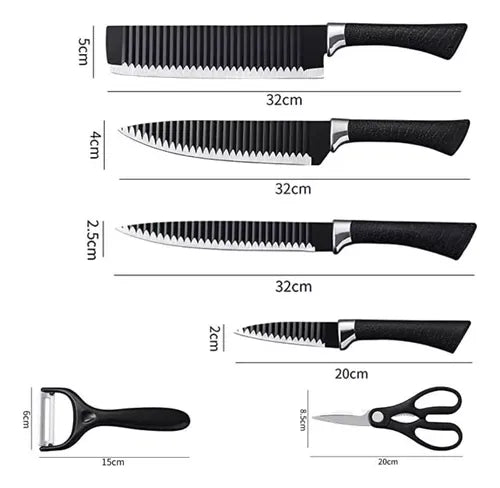 Juego De Cuchillos Elegante 6Pcs