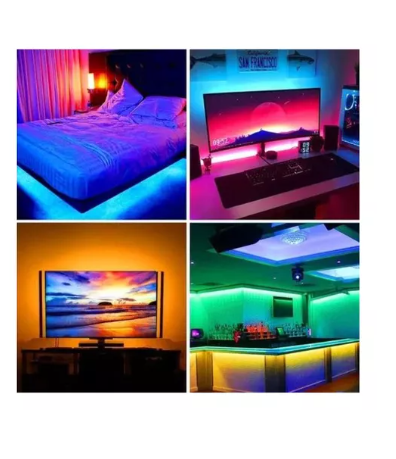 Cinta led Rgb 5Metros bluetooth+control
