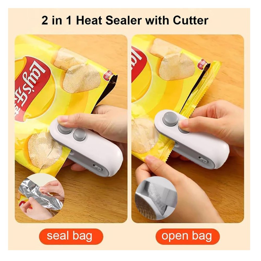 Mini Sellador De Bolsas Con Cortador Mag