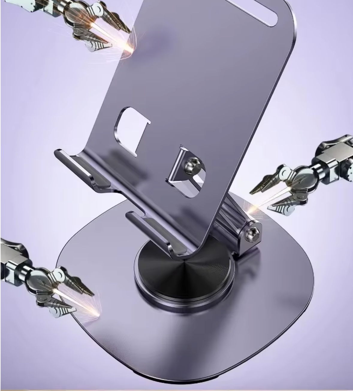 Holder Metalico Escritorio X2